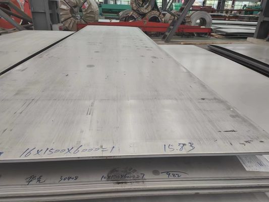 Tấm phẳng bằng thép không gỉ SUS304 Bề mặt 2B 4'×8' với cán nóng
